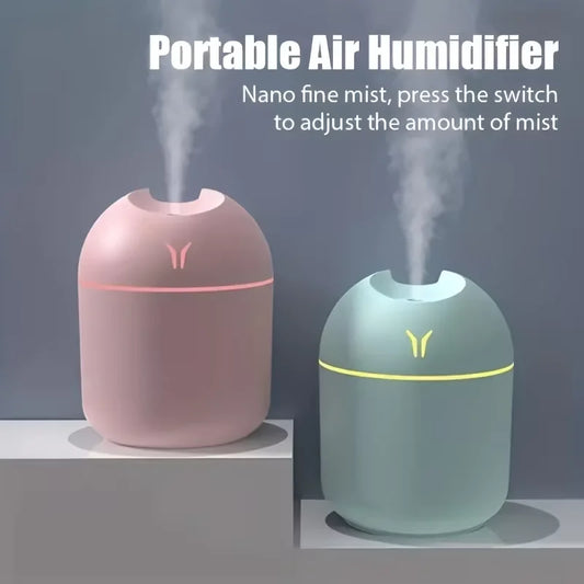 Portable USB Air Humidifier Car Purifier With LED